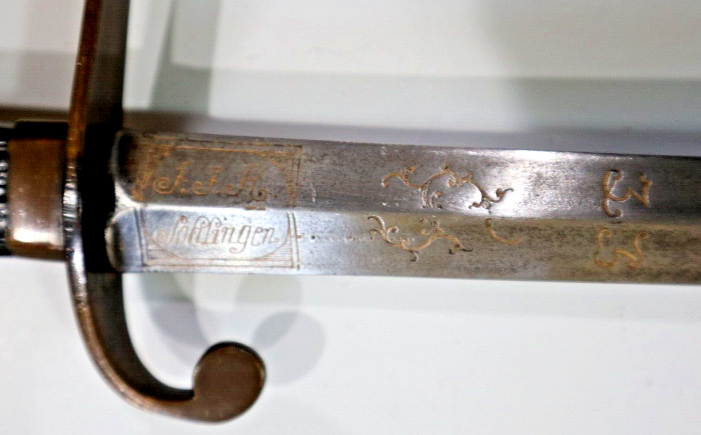 NAPOLEONIC BRITISH OFFICER SWORD MADE BY CULLUM DATED 1786 W MAGICAL NUMBERS