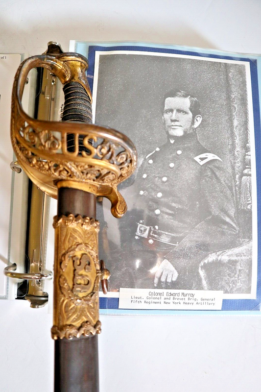 CIVIL WAR SWORD PRESENTED TO BRIGADIER GENERAL EDWARD MURRAY 5TH NY REGIMENT