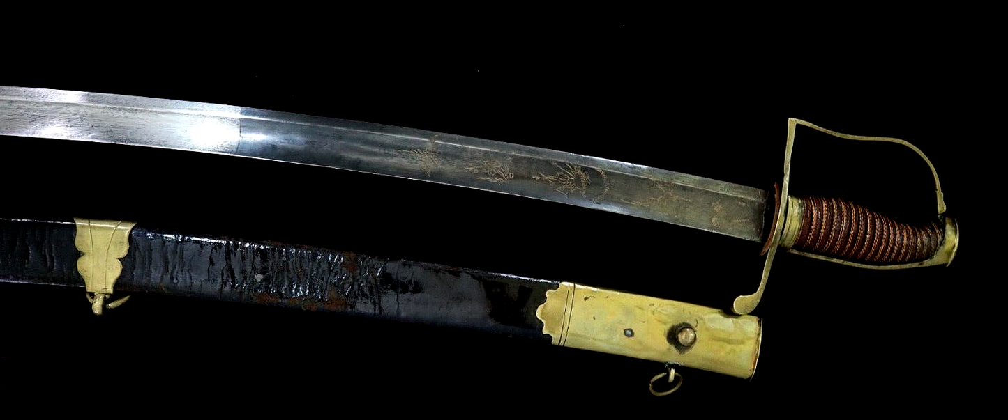 NAPOLEONIC SWORD INSCRIBED TO LIUT ADOLF VON HODENBERG IST BATT DUKE WELLINGTON