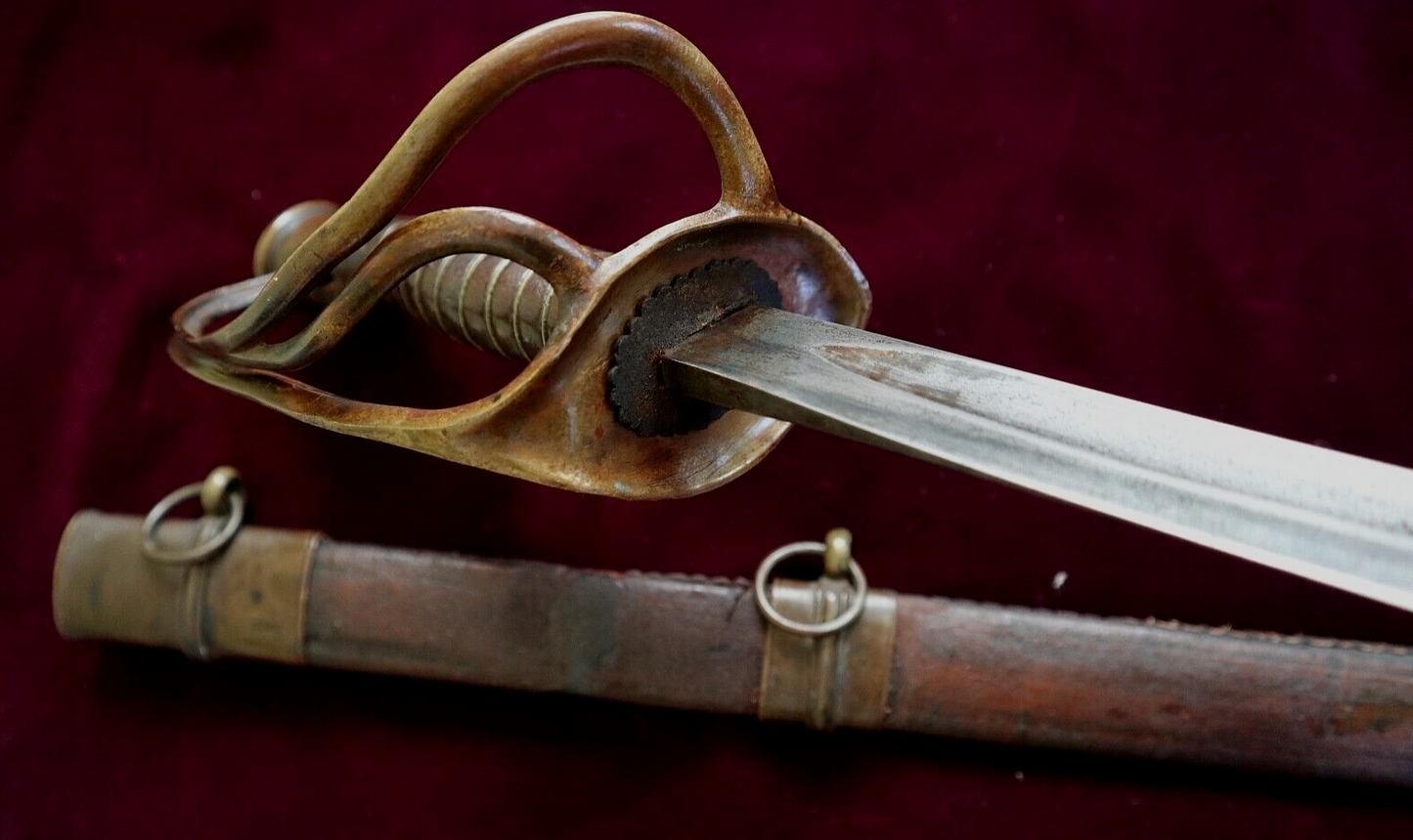 CIVIL WAR CONFEDERATE BOYLE & GAMBLE & MACFEE RICHMOND VA FOOT OFFICER SWORD