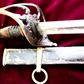 CIVIL WAR CONFEDERATE NASHVILLE PLOW WORKS CAVALRY SWORD WITH CSA ON GUARD