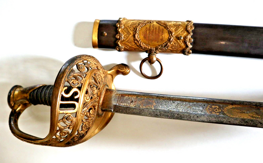 CIVIL WAR SWORD PRESENTED TO BRIGADIER GENERAL EDWARD MURRAY 5TH NY REGIMENT