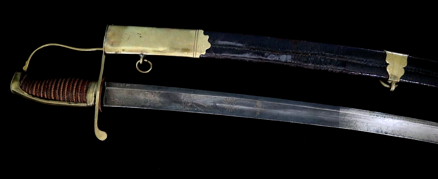 NAPOLEONIC SWORD INSCRIBED TO LIUT ADOLF VON HODENBERG IST BATT DUKE WELLINGTON