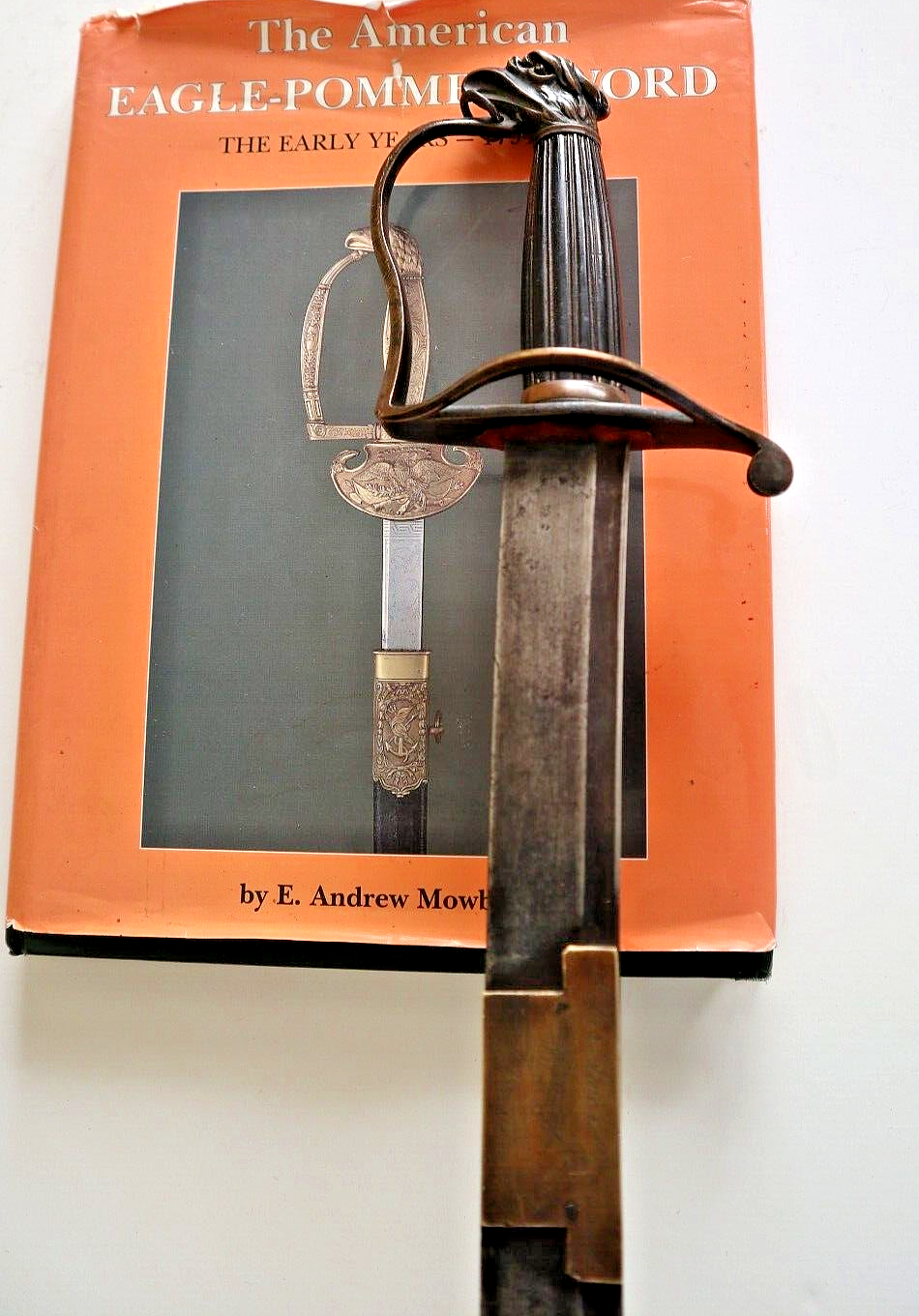 AMERICAN EAGLE HEAD OFFICER SWORD CARRIED IN 2 WARS WAR OF 1812 & SEMINOLE WAR