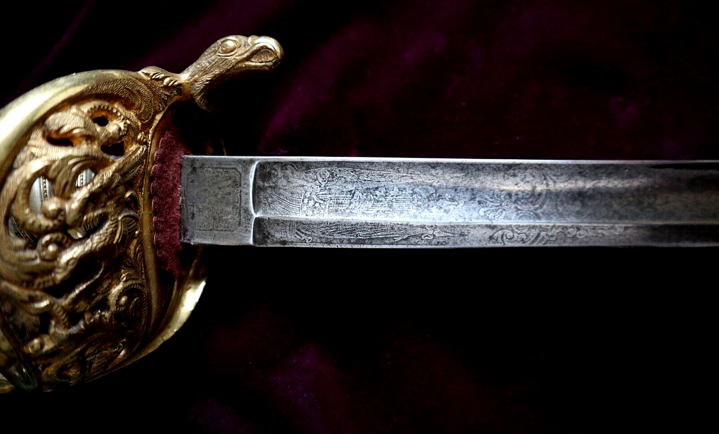 CIVIL WAR SWORD OWNED BY DR COOPER TREATED CONFEDERATE PRESIDENT JEFFERSON DAVIS