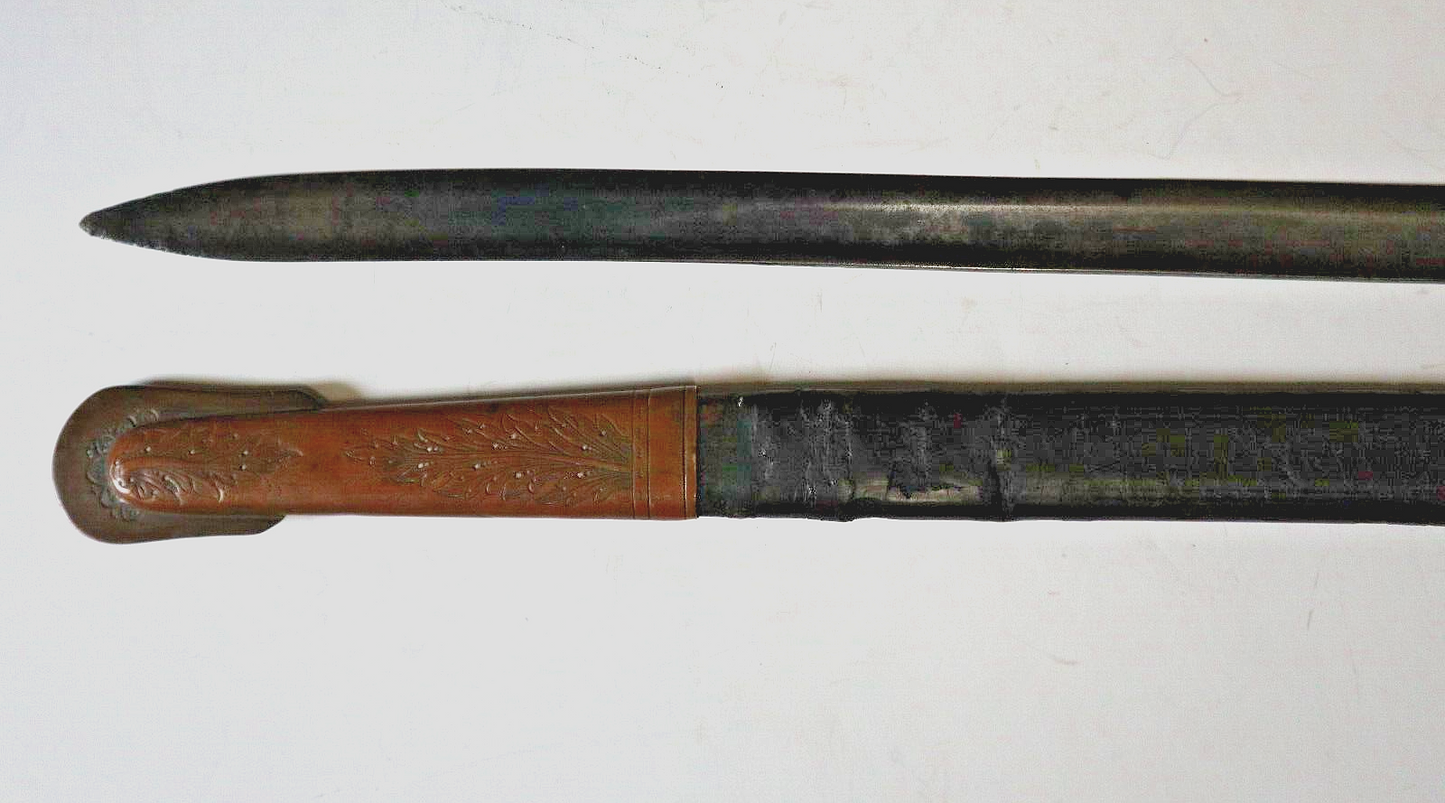 CIVIL WAR CONFEDERATE A.H DE WITT SNAKES IN THE GUARD GEORGIA FOOT OFFICER SWORD