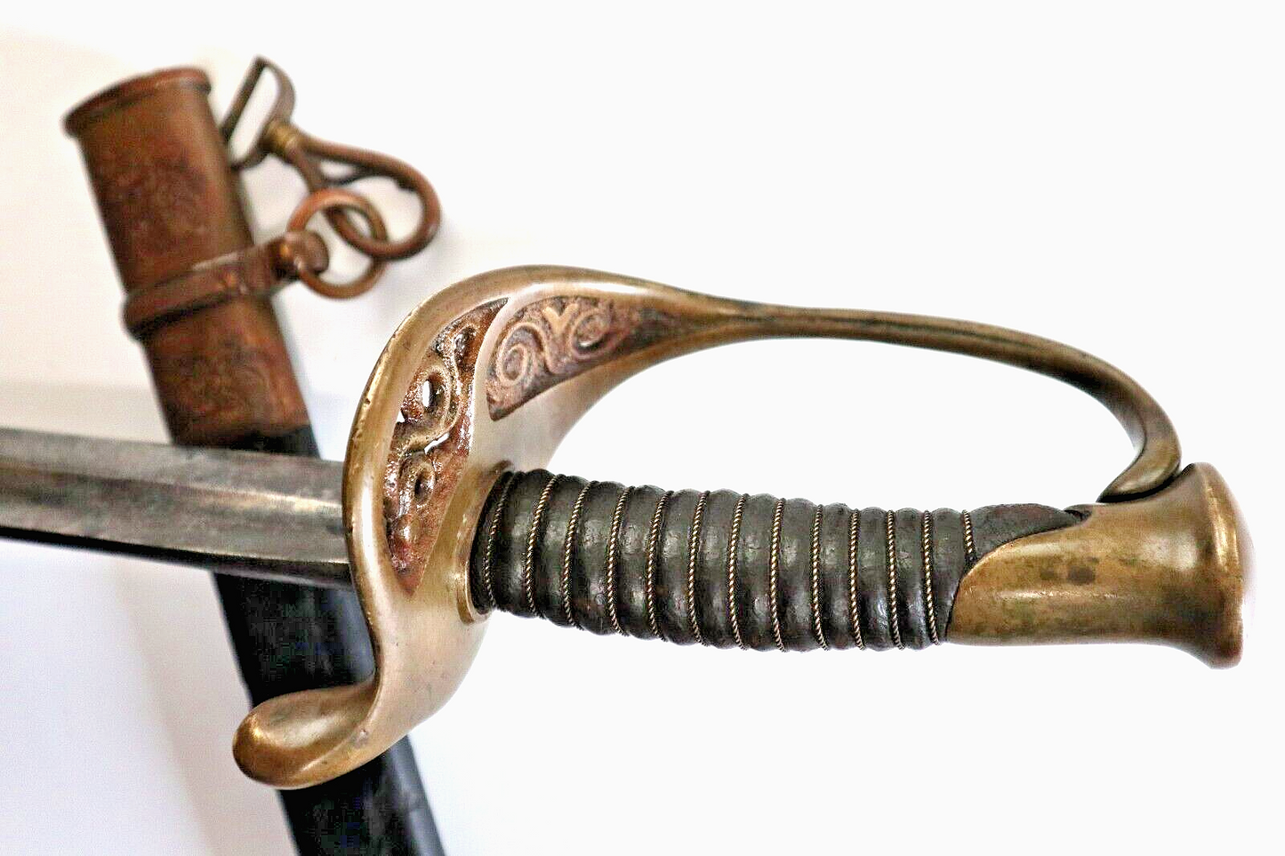 CIVIL WAR CONFEDERATE A.H DE WITT SNAKES IN THE GUARD GEORGIA FOOT OFFICER SWORD