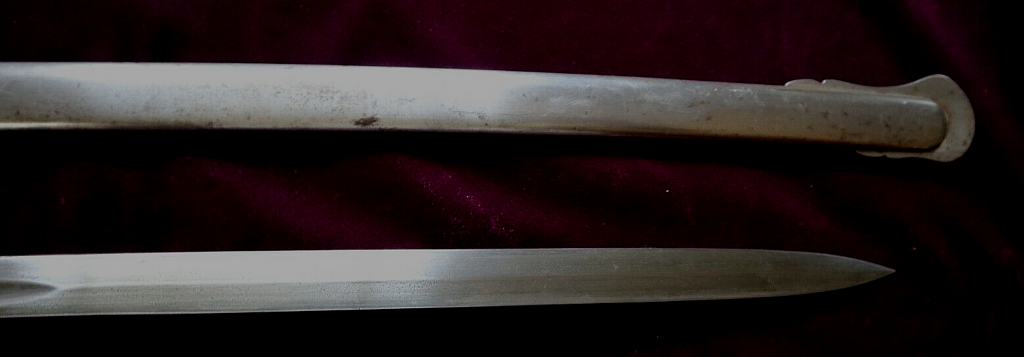 CIVIL WAR CONFEDERATE ENGLISH BLOCKADE SWORD W PALMETTO TREE SO CAROLINA 3 KNOWN