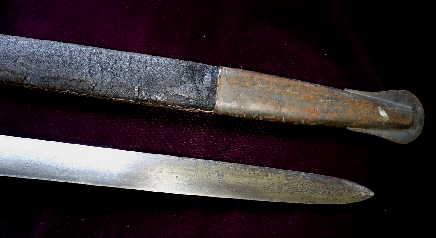 CIVIL WAR CONFEDERATE THOMAS GRISWOLD NEW ORLEANS LOUISIANA SWORD SIGNED BLADE