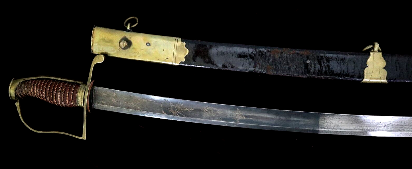 NAPOLEONIC SWORD INSCRIBED TO LIUT ADOLF VON HODENBERG IST BATT DUKE WELLINGTON