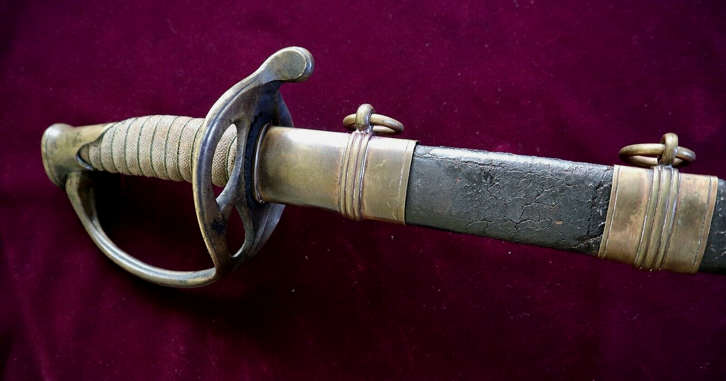 CIVIL WAR CONFEDERATE COLLEGE HILL ARSENAL FOOT OFFICER SWORD PUBLISHED HOFFMAN