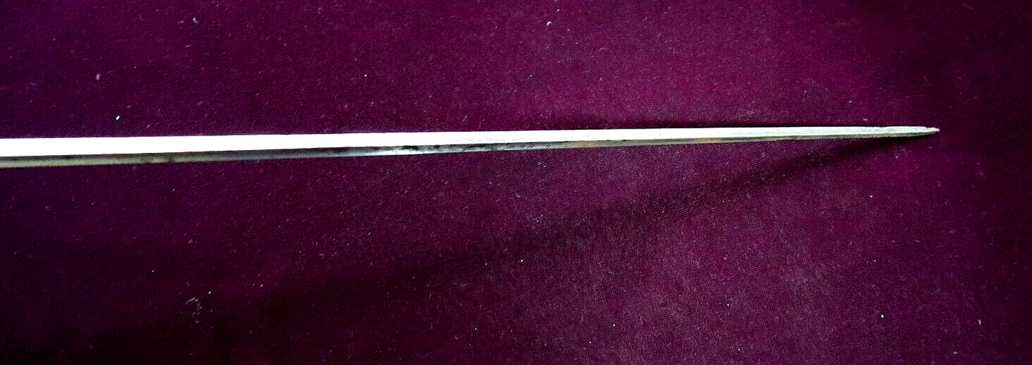 REVOLUTIONARY WAR SILVER HILT HALLMARKED WILLIAM KINMAN GOLD PLATE SWORD  1773