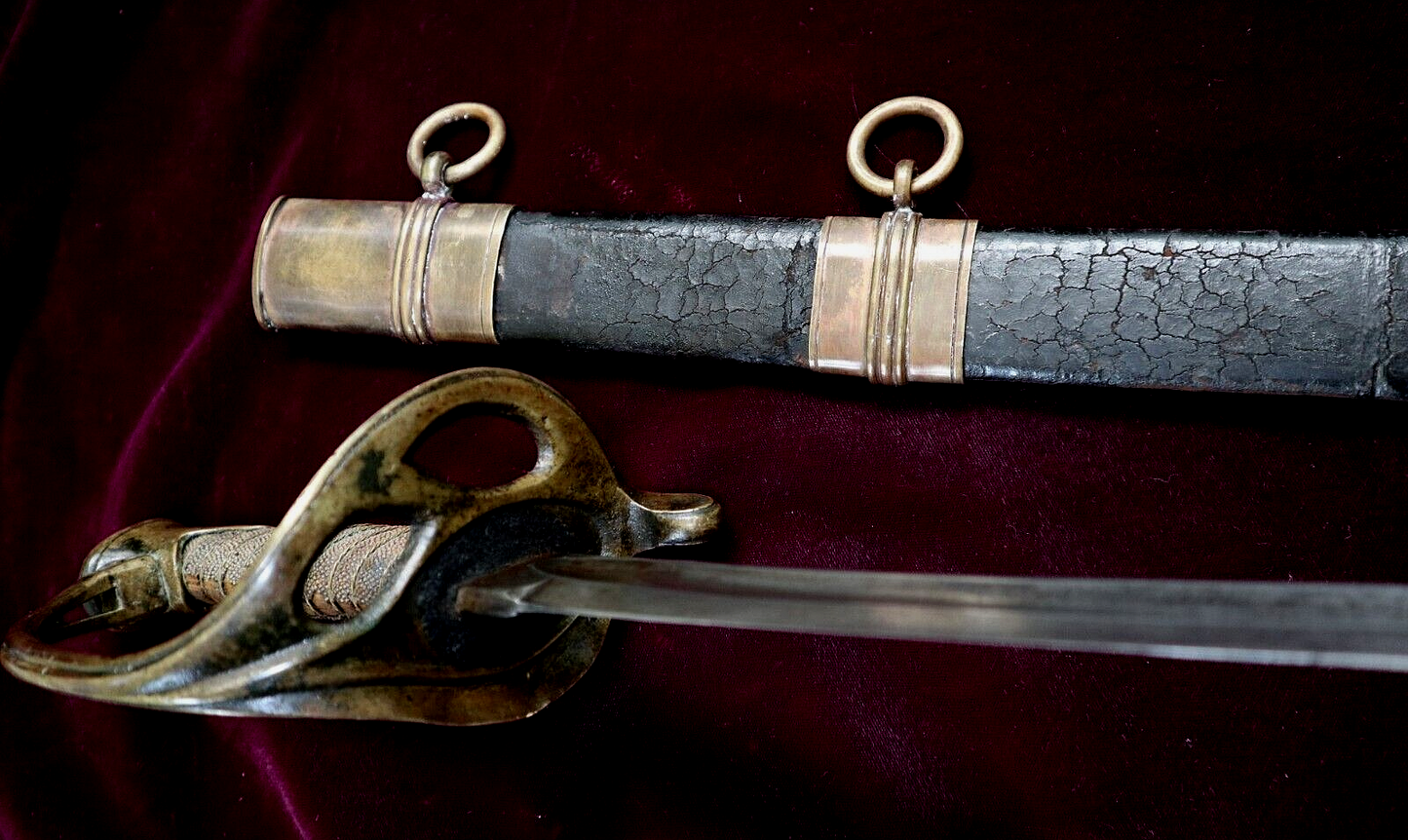 CIVIL WAR CONFEDERATE COLLEGE HILL ARSENAL FOOT OFFICER SWORD PUBLISHED HOFFMAN