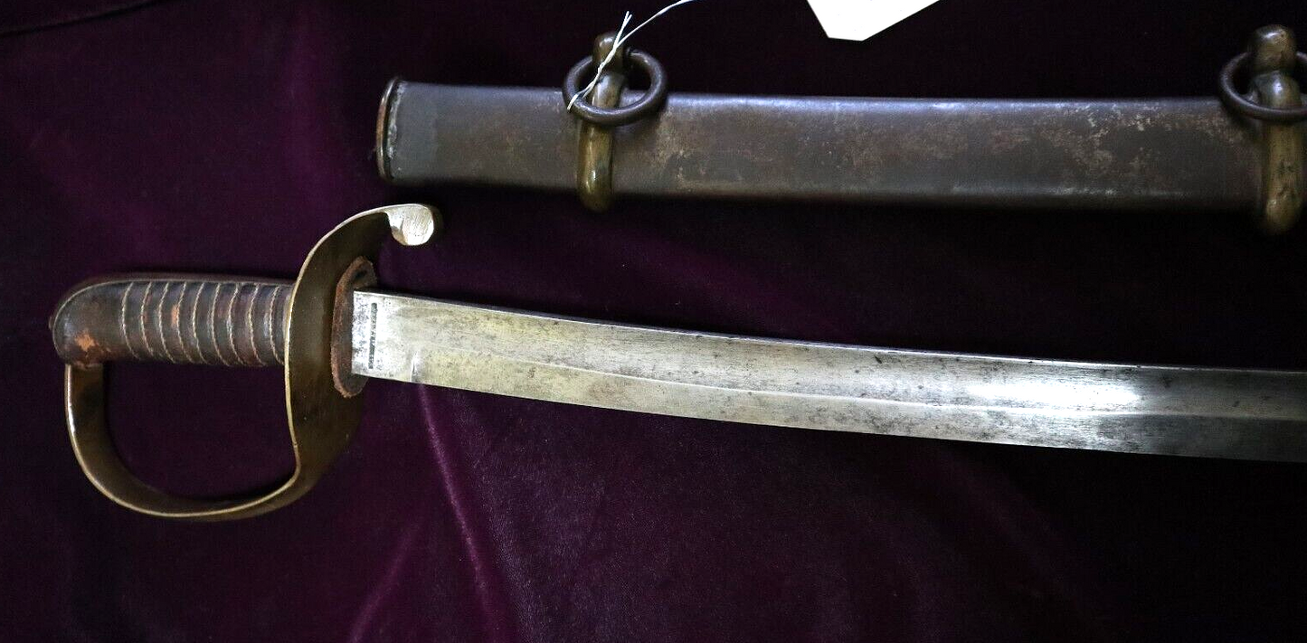 CIVIL WAR CONFEDERATE MARKED SHARP & HAMILTON NASHVILLE TENNESSEE CAVALRY SWORD