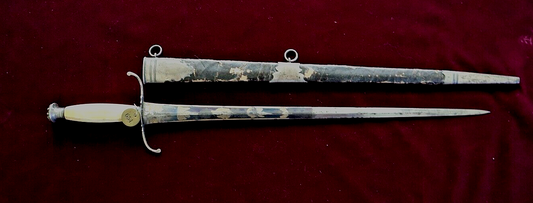 REVOLUTIONARY WAR SILVER HILT DIRK NOT SWORD LATTIMER COLLECTION PUBLISHED PG 41