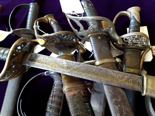 CIVIL WAR EAGLE HEAD PRESENTATION SWORD TO DR JOHN ALONZO CLARK HANLY DATED 1863