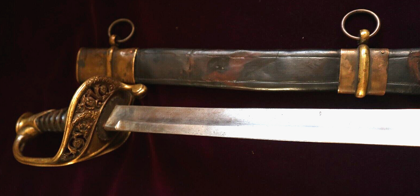 CIVIL WAR CONFEDERATE LOUISIANA THOMAS GRISWOLD OFFICER SWORD NEW ORLEANS