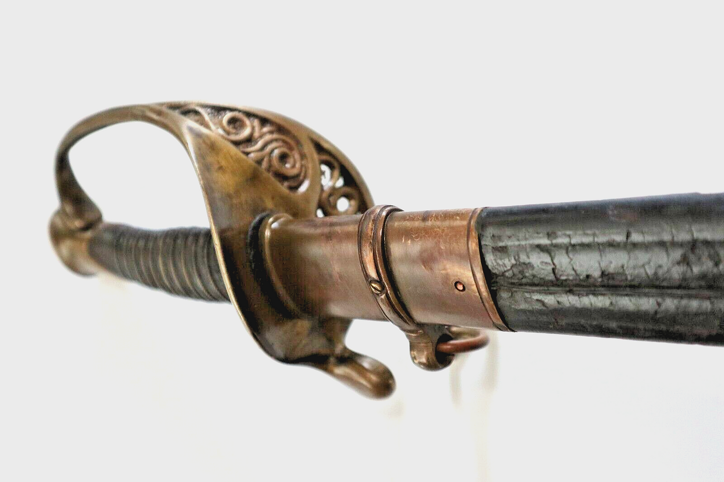 CIVIL WAR CONFEDERATE A.H DE WITT SNAKES IN THE GUARD GEORGIA FOOT OFFICER SWORD