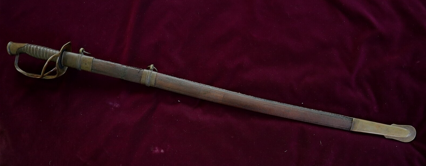 CIVIL WAR CONFEDERATE BOYLE & GAMBLE & MACFEE RICHMOND VA FOOT OFFICER SWORD