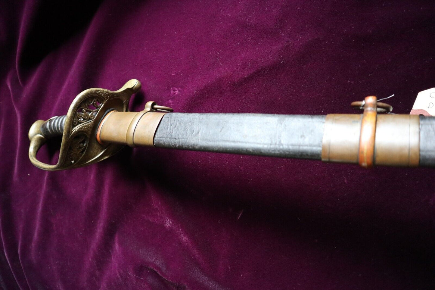 CIVIL WAR CONFEDERATE DUFILHO NEW ORLEANS LOUISIANA FOOT OFFICER SWORD