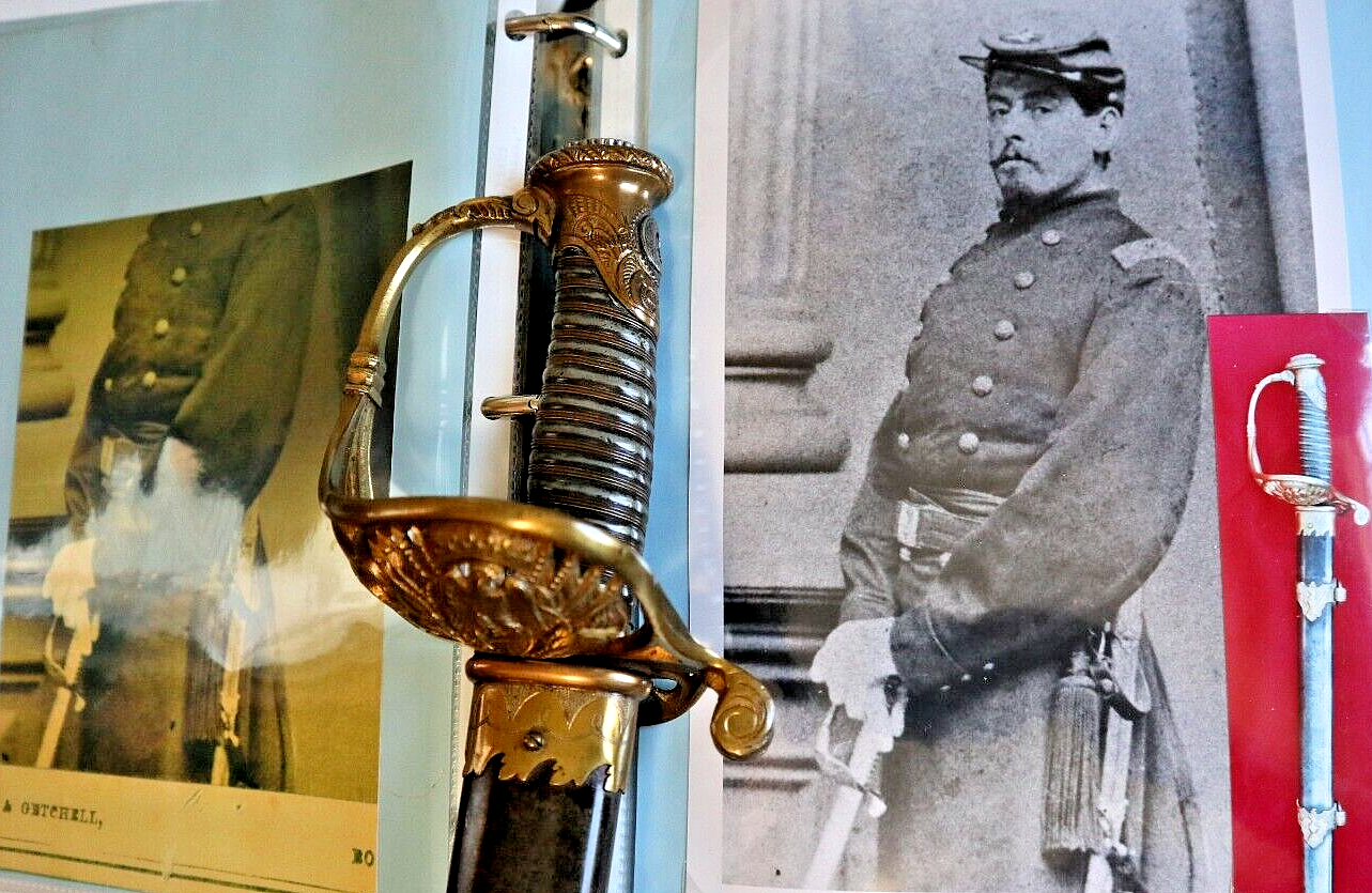 CIVIL WAR SWORD PRESENTED TO BRIGADIER GENERAL FRAZAR 13 NY 104TH COLORED TROOPS