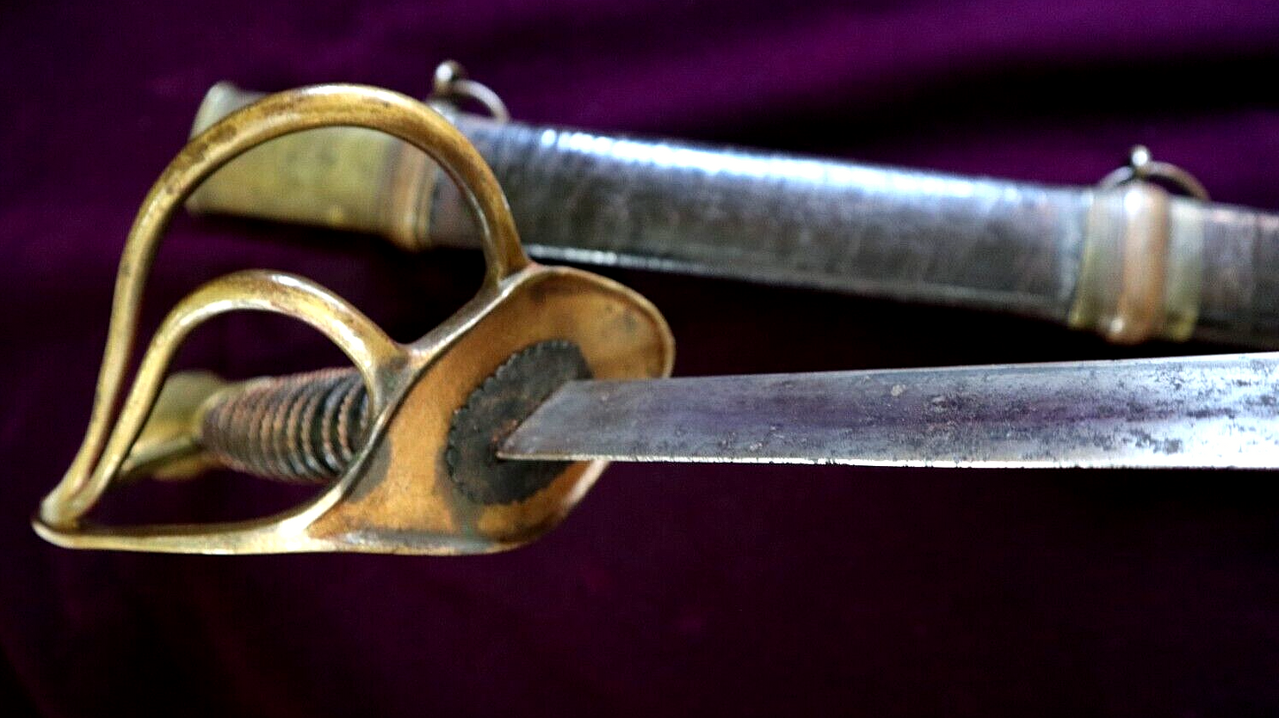 CIVIL WAR CONFEDERATE COLUMBIA B DOUGLAS SO CAROLINA CAVALRY SWORD  20 KNOWN