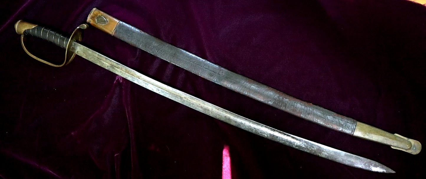 CIVIL WAR CONFEDERATE BOYLE & GAMBLE PUBLISHED FOOT OFFICER SWORD # 17 HOFFMAN