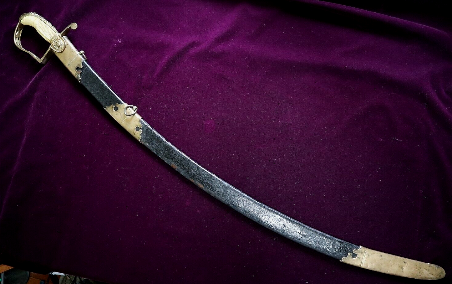 AMERICAN MEXICAN WAR EARLY CIVIL WAR HIGH RANKING OFFICER SWORD C 1835 BEZDEK