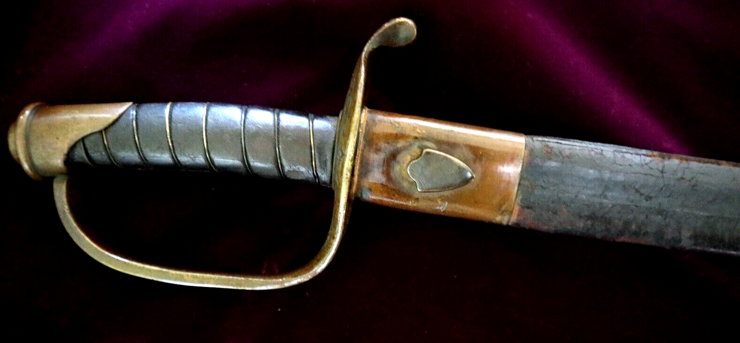 CIVIL WAR CONFEDERATE BOYLE & GAMBLE PUBLISHED FOOT OFFICER SWORD # 17 HOFFMAN