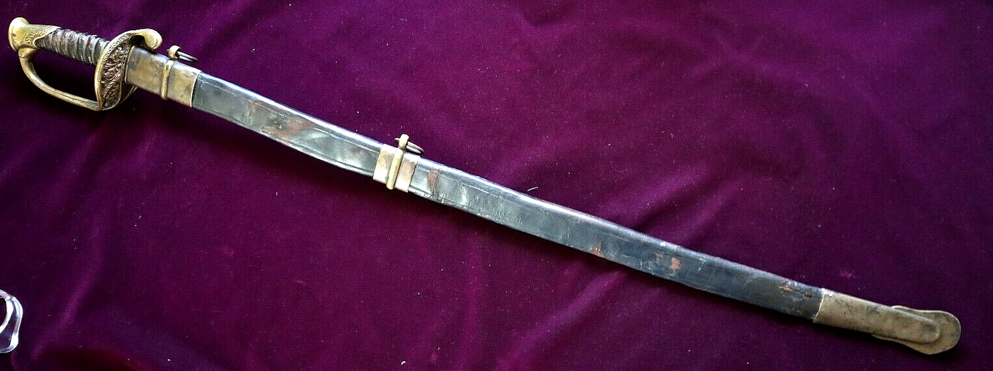 CIVIL WAR CONFEDERATE LOUISIANA THOMAS GRISWOLD OFFICER SWORD NEW ORLEANS