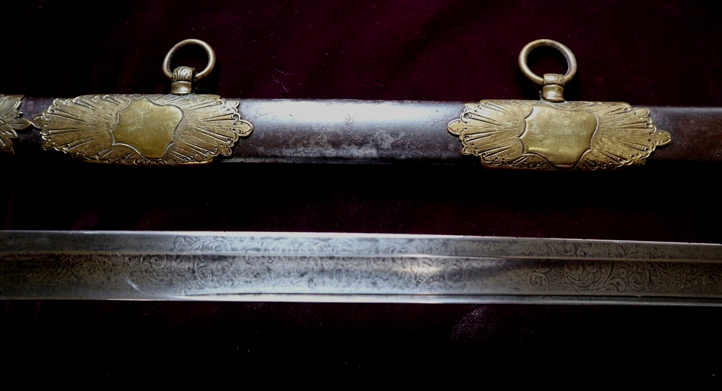 CIVIL WAR SWORD OWNED BY DR COOPER TREATED CONFEDERATE PRESIDENT JEFFERSON DAVIS