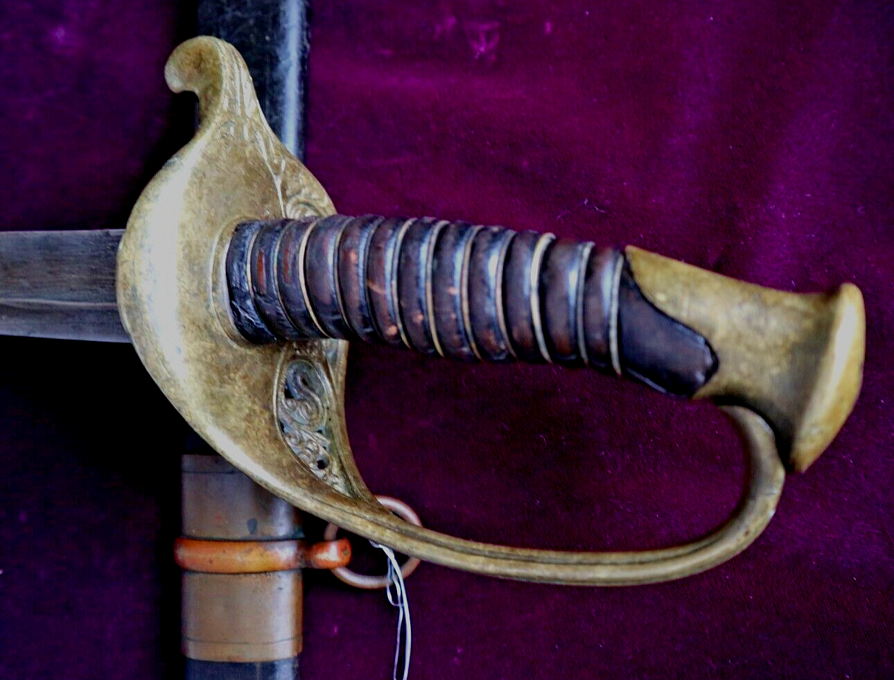 CIVIL WAR CONFEDERATE DUFILHO NEW ORLEANS LOUISIANA FOOT OFFICER SWORD