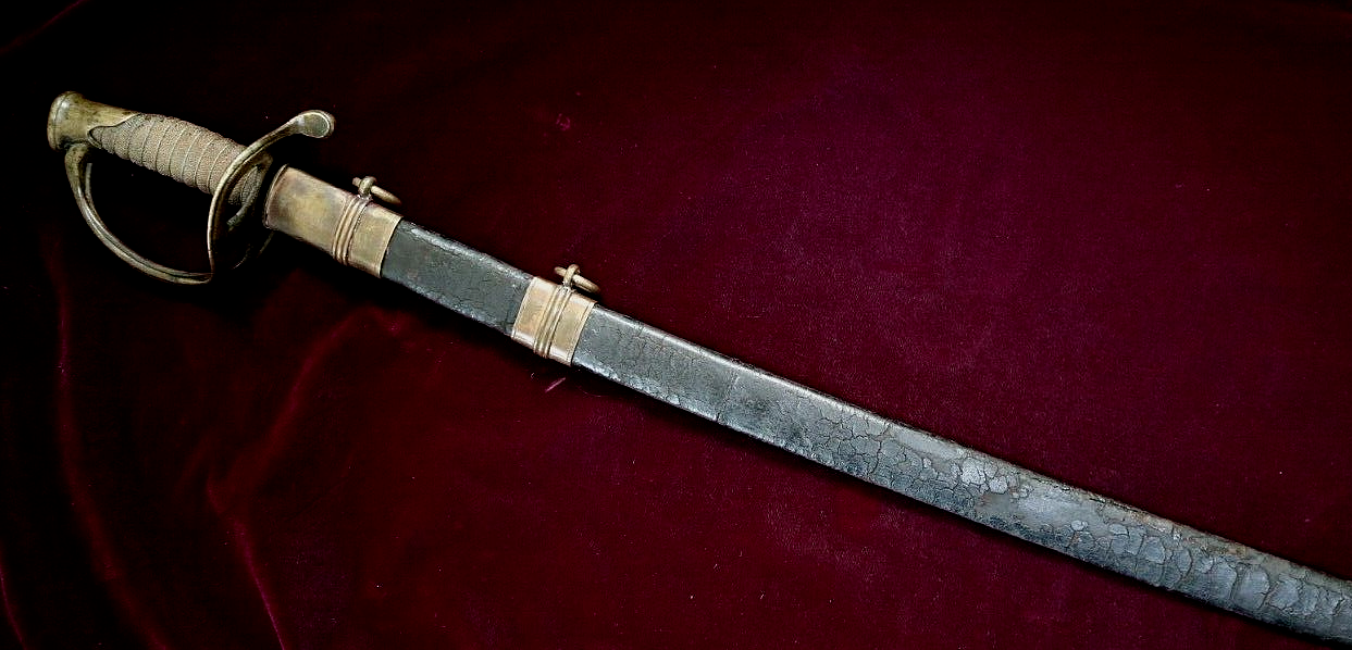 CIVIL WAR CONFEDERATE COLLEGE HILL ARSENAL FOOT OFFICER SWORD PUBLISHED HOFFMAN