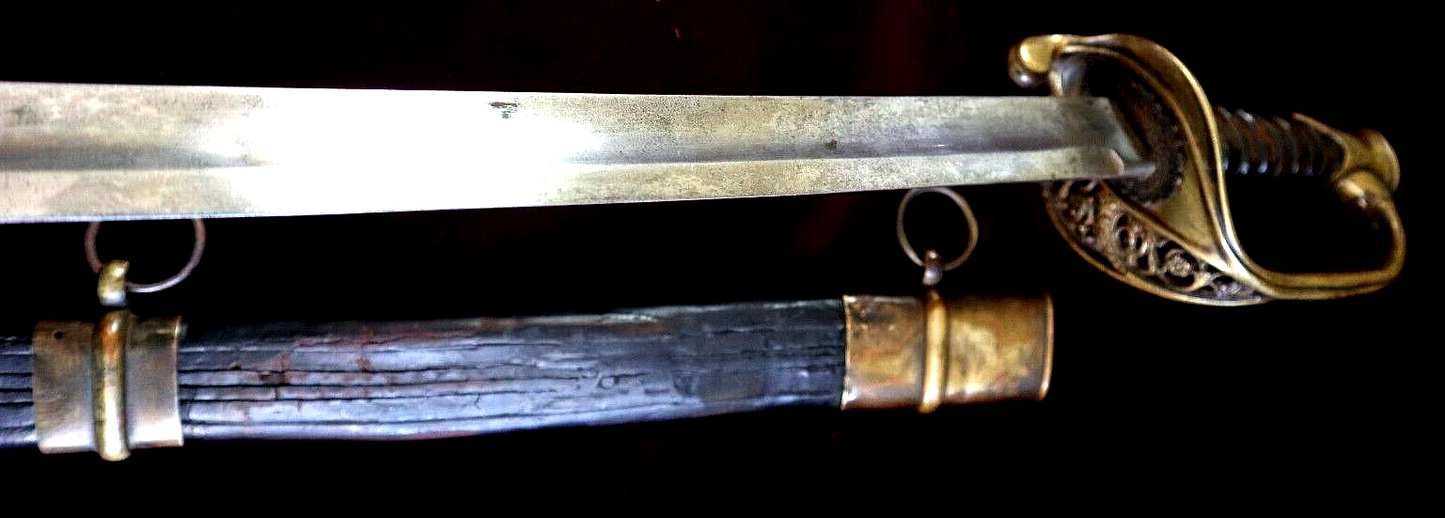 CIVIL WAR CONFEDERATE LOUISIANA THOMAS GRISWOLD OFFICER SWORD NEW ORLEANS