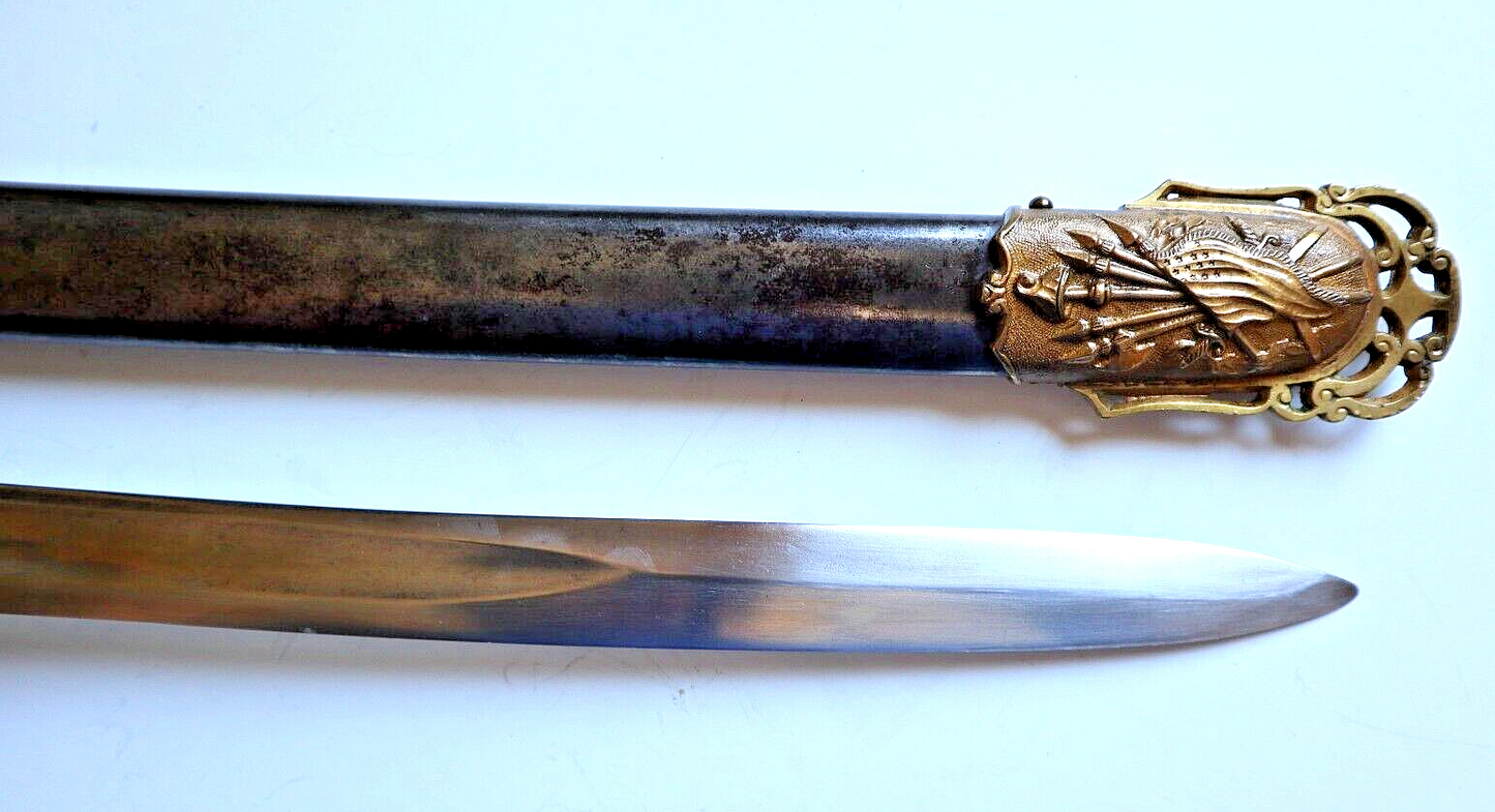 CIVIL WAR SWORD PRESENTED TO BRIGADIER GENERAL FRAZAR 13 NY 104TH COLORED TROOPS