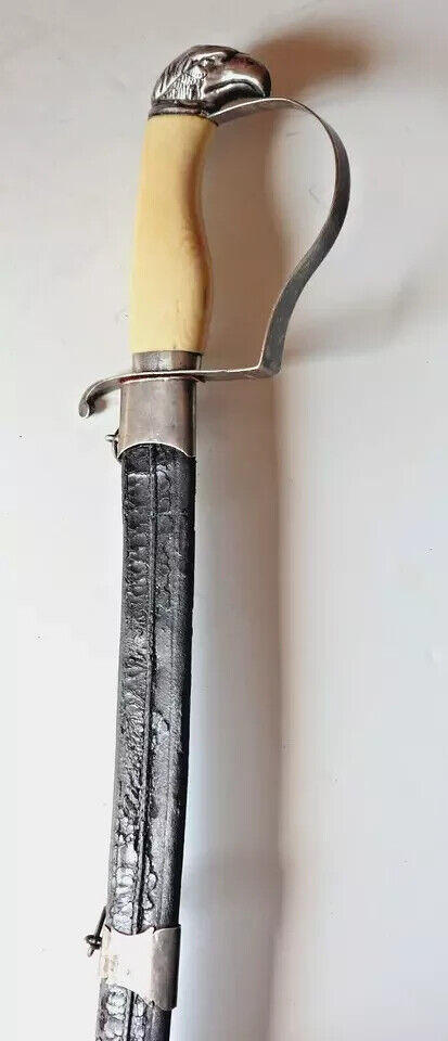 POST REVOLUTIONARY WAR FEDERAL PERIOD PHILADELPHIA SILVER HILT EAGLE HEAD SWORD