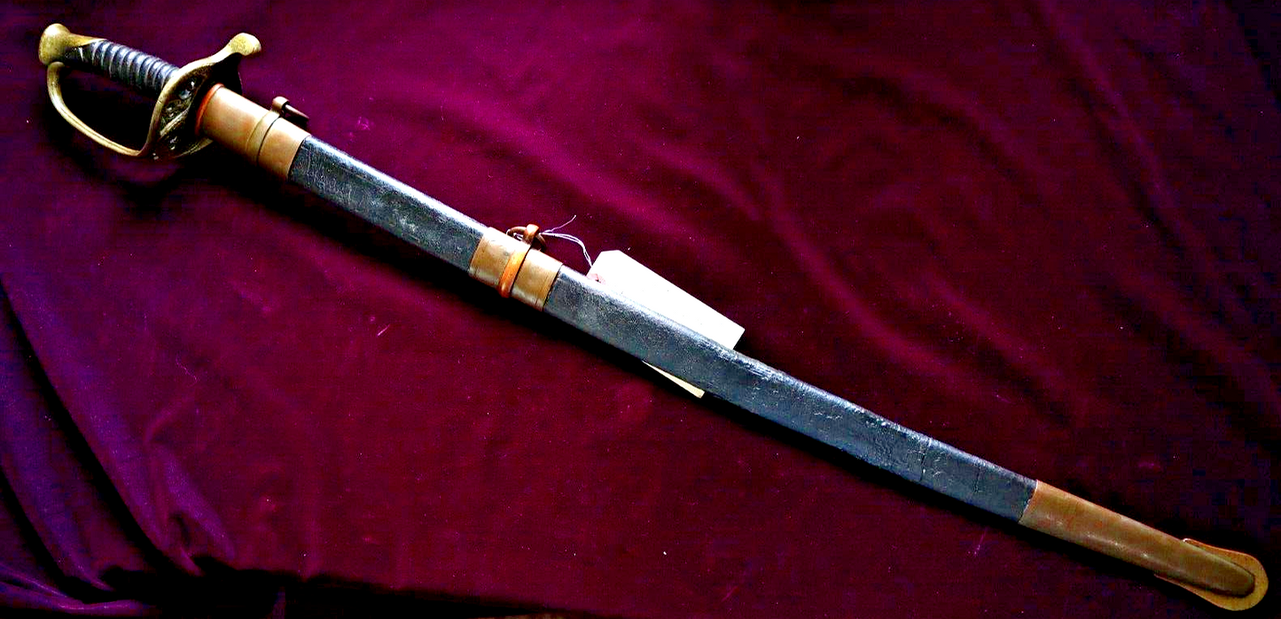 CIVIL WAR CONFEDERATE DUFILHO NEW ORLEANS LOUISIANA FOOT OFFICER SWORD