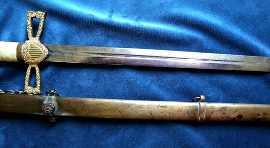 AMERICAN MEXICAN WAR CIVIL WAR HIGH GRADE UNMARKED AMES MILITIA SWORD