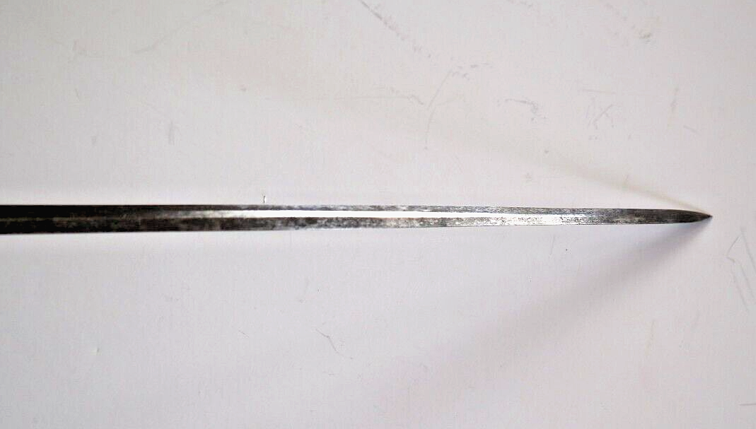 LATE REVOLUTIONARY WAR UNMARKED FREEMAN WOODS NEW YORK SILVER HILT SWORD 1784-90