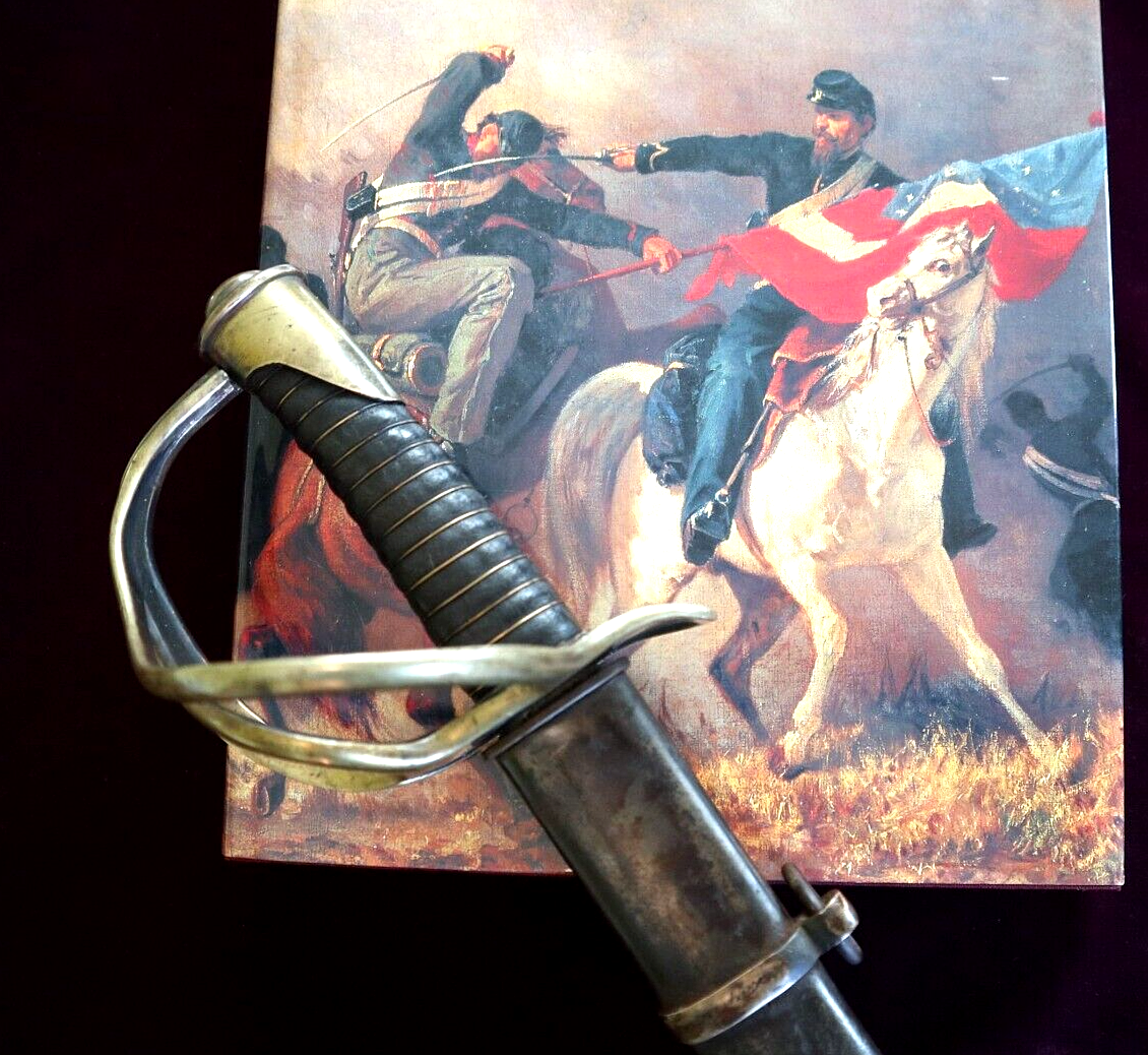 CIVIL WAR CONFEDERATE BOYLE & GAMBLE & MACFEE RICHMOND VIRGINIA CAVALRY SWORD