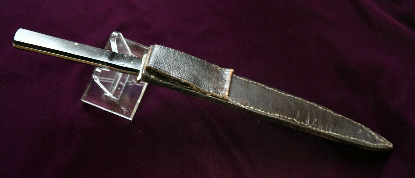 MEXICAN WAR CIVIL WAR SAMUEL JACKSON BOWIE KNIFE EBONY & SILVER GRIP NOT SWORD